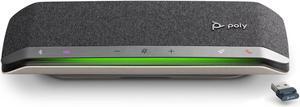 Poly Sync 40+ Smart Speakerphone (Plantronics) - Flexible Workspaces - Connect to PC/Mac via BT700 Adapter and Smartphones via Bluetooth - Certified for Microsoft Teams \u2013 Amazon Exclusive