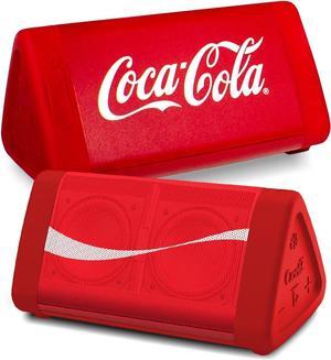 OontZ Angle 3 Coca-Cola Edition Bluetooth Speaker, 2-Pack, Portable Wireless Bluetooth 5.0 Speaker, 10 Watts, up to 100 ft Bluetooth Range, Loud Portable Bluetooth Speaker (Coke-Dual)