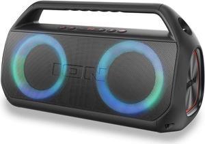 Ion Uber Boom Ultra - Water Resistant 80W Portable Bluetooth Party Speaker with Lights, Battery, Built-in Microphone, and AUX Input
