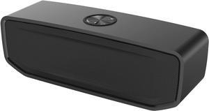 Portable Bluetooth Speaker with 20W HD Stereo Sound and Bass, Built-in Microphone, Water-Resistant, Battery Powered Speaker for Home, Sports, Beach, Travel