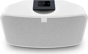 Bluesound Pulse Mini 2i Compact Wireless Multi-Room Smart Speaker with Bluetooth - White - Compatible with Alexa and Siri
