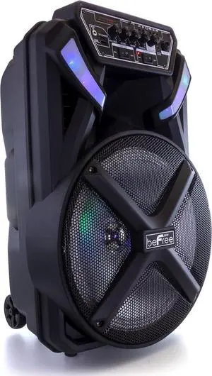 beFree Sound 12 Inch BT Portable Rechargeable Party Speaker