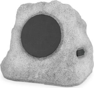 Victrola Outdoor LED Lightup Rock Speaker Single - Wireless Bluetooth Speaker for Garden, Patio | Waterproof Design, Built for All Seasons | Rechargeable Battery | Wireless Music Streaming