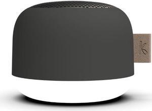 Alight Portable Bluetooth Speaker and Lamp, Water Resistant (IPX5), Up to 15 Hours of Rechargeable Wireless Play and Light, Wireless Speaker for iPhone and Android (Black)