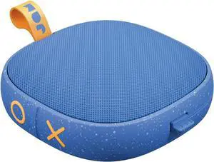 Hang Tight, Shower Bluetooth Speaker 12 Hour Playtime, Waterproof, Dust-Proof, Drop-Proof IP67 Rating Mono 5w Driver, Built-in Speakerphone, Aux-In Port, Integrated USB Jam Audio Blue