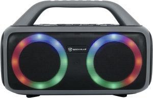 Rockville RPB50 Large and Loud Portable Bluetooth Speaker with LED+Long Battery