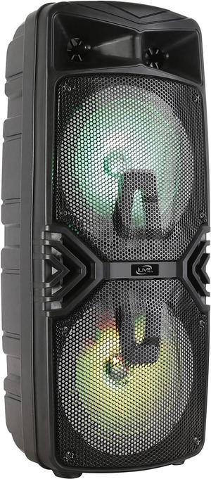 iLive Wireless Tailgate Party Speaker, Microphone Input, Built-in Rechargeable Battery, Black (ISB310B)