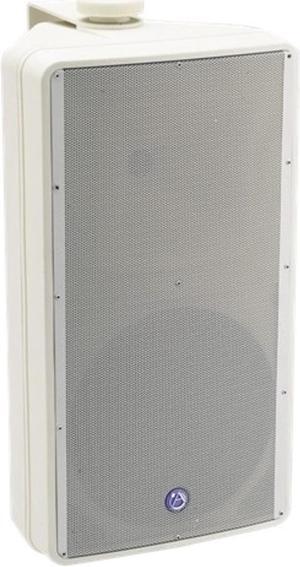 Atlas Sound SM82T-WH 8-Inch 2-Way Weather Resistant Speaker System with 70.7V/100V-60W Transformer and 8 ohm Bypass