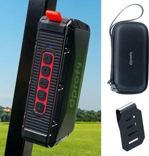 Pro Portable Magnetic Bluetooth Golf Speaker Wireless Waterproof IPX6/Shockproof - 3rd Generation Magnetic Golf Speakers for Golf Cart 24 Hour Playtime Golf Accessories (TWS & SD Card Function + Case)