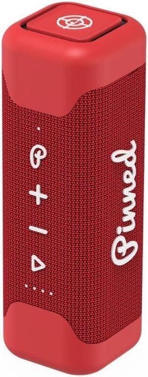 Pinned The Sound Stick Speaker - Speakers Bluetooth Wireless - 100% Waterproof Shower Speaker -Wireless Speakers with Bluetooth -Golf Gift Idea, 15+ Hour Battery Life, Dual Speaker Pairing, Red