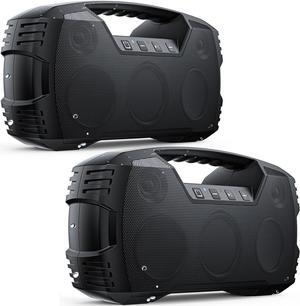 Portable Wireless Bluetooth Speaker, 40W (60W) Peak Loud Sound IPX7 Waterproof Speakers, 32H Playtime, Outdoor Speaker for Home/Party/Beach, Electronic Gadgets, Birthday Gift