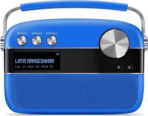 Saregama Carvaan Premium (Pop Color Range) Hindi - Portable Music Player with 5000 Preloaded Songs, FM/BT/AUX (Cobalt Blue)