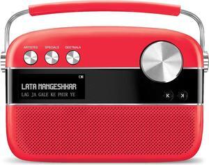 Saregama Carvaan Premium (Pop Color Range) Hindi - Portable Music Player with 5000 Preloaded Songs, FM/BT/AUX (Coral Pink)
