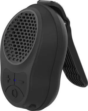 Wearable Bluetooth Speaker Clip On Speaker Bluetooth Neck Speaker Bluetooth Wireless Mini Speaker Portable Speaker Running Speaker Work Speaker (Black+Black)