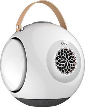 UB+ dB1 doubleBASS Hi-Fi Bluetooth 5.3 Speaker with Aluminum Stand, Protable Speaker (Glossy White)