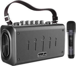 JFH Portable Bluetooth Speaker with Wireless Microphone,150W Peak Outdoor Speakers,Wireless Stereo Pairing,Powerful Sound and Monstrous Bass,Portable Speaker with Bluetooth for Home,Party,Outdoor