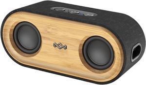 House of Marley Get Together 2 Mini: Portable Speaker with Wireless Bluetooth Connectivity, 15 Hours of Playtime and Sustainable Materials, Signature Black