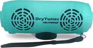 DryTunes | Outdoor | Portable | Waterproof (IP67) |Floating | Bluetooth Speaker | Party Button music sharing | Kayaks | Paddleboards | Home | Travel | Magnetic Base | Up to 40 hours playtime (Seafoam)