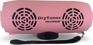 DryTunes | Outdoor | Portable | Waterproof (IP67) |Floating | Bluetooth Speaker | Party Button music sharing | Kayaks | Paddleboards | Home | Travel | Magnetic Base | Up to 40 hours playtime (Pink)
