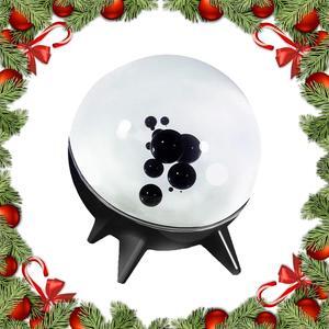 Dancing ferrofluid Speaker, ferrite Speaker Music Companion, ferromagnetic Fluid Sound visualizer, symbiosis in a Bottle, Magnetic Fluid Toys, Desktop Decorations, Birthday GiftsBlack