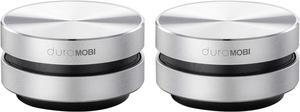 Bone Conduction Speakers, Wireless Speakers 2 Pack Humbird Speaker Wirelessly BT Speaker Mini Portable Loud Stereo Sound Built-in Mic Sound Box(Silver-2pcs)