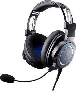 Audio-Technica ATH-G1 Premium Gaming Headset for PS5&Xbox Series X, Laptops, and PCs, with 3.5 mm Wired Connection, Detachable Mic, Black
