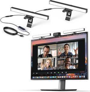 HumanCentric Video Conference Lighting - Webcam Light for Streaming, LED Monitor and Laptop Light for Video Conferencing, Zoom Lighting for Computer, Replace Ring Light for Zoom Meeting, Double Kit