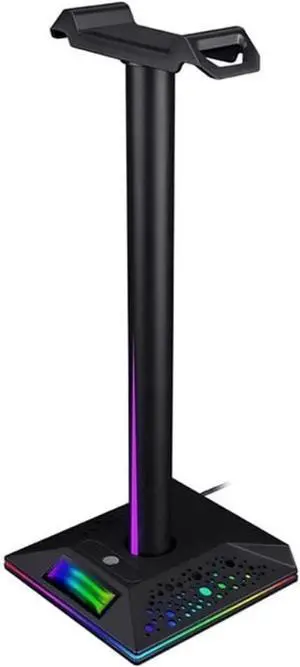 Headphone Stand Headset Holder Headset Stand RGB Headphone Stand Over-Ear Gaming Headset Desk Bracket Gaming Headphones Holder Display Shelf PC Accessories Headphone Holder