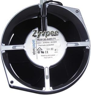 Zyvpee ebmpapst 172*55mm W2S130-AA03-71 230V 45W/39W 50/60Hz IP20 M23062-CA 2800/3250RPM AC Fan