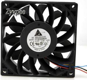 Delta 92*25mm FFB0948VH DC48V 0.26A 3 wires 3 pins 9cm server case fan for power