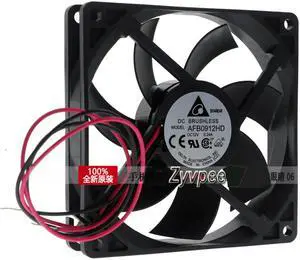 Delta 90*20mm AFB0912HD DC12V 0.24A 2 wires 9CM case fan