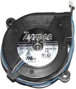 Nidec D06F-12B1S DC12V 0.33A 3 wires 3 pins 6CM 60mm projector cooling fan