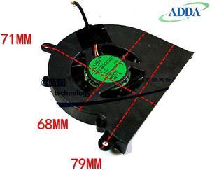 Adda AB0705HX-RC3 DC 5V 0.5A 3 wirse 3 pins 7CM Notebook Turbo fan