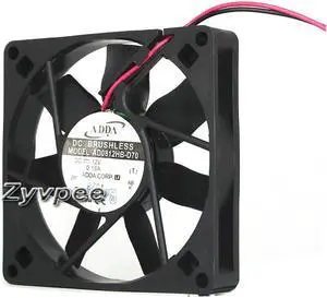 Adda 80*15mm AD0812HB-D70 DC 12V 0.18A ball bearing 2 wires 8CM case fan
