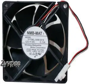 NMB 80*25mm 3110KL-04W-B19 DC 12V 0.13A 3 wires 3 pins 8CM 42PD9570TC case fan for TV