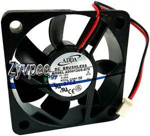 Adda 50*15mm AD5012US-D70 DC12V 0.21A 2 wires 2 pins 5CM case fan