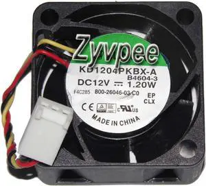 SUNON 40x20mm KD1204PKBX-A B4604-3 12V 1.2W 3Wires 800-26046-03 Cooling Fan
