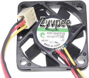 Zyvpee Sunon 40mm KDE1204PFVX 11.MS.AF.GN 12V 1.8W  3 wires 3 pins 4cm cooling fan