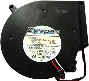 Zyvpee 100mmm BG0903-B043-00S 12V 0.84A 3 wires 3 pins blower cooling fan