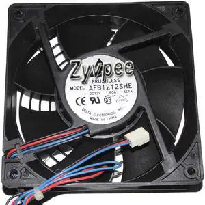 Zyvpee 120mm AFB1212SHE 12V 1.6A 3 wires 3 pins  12cm cooling fan power cooler Zyvpee 120mm AFB1212SHE 12V 1.6A 3 wires 3 pins  12cm cooling fan power cooler