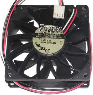 ADDA 80mm AS08012XB259300 12V 0.57A 3 wires 3 pins 8cm cpu cooling fan ADDA 80mm AS08012XB259300 12V 0.57A 3 wires 3 pins 8cm cpu cooling fan