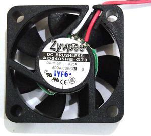 ADDA 40mm AD0405HB-G73 5V 0.25A 3 wires 3 pins 4cm cpu cooling fan