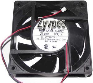 Zyvpee melco 120MM MMF-12D24DS-RNC 24V 0.36A 2 Wire 2 pins inverter cooling fan