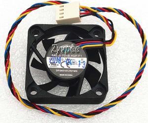 40mm Cooling Fan DF0401012RFMN A4010-70RB-4QP-F1 12V 0.16A 7200RPM 4 Wires 4 Pins PWM 40x10mm