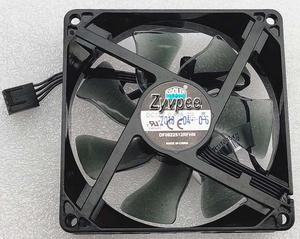 90mm CPU Case Cooling A9225-20RB-4BP-F1 DF0922512RFHN 12V 0.4A 4 Wires RED LED 2200RPM Fan 92*25mm