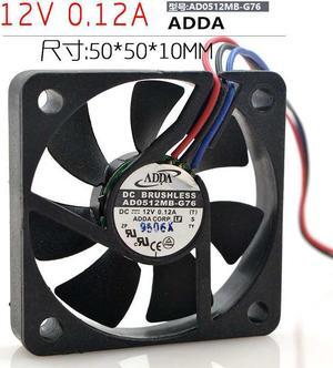 50MM CPU Cooling AD0512MB-G70 Dual balls bearing  12V 0.07A  3 Wires 3 Pins Case  Fan