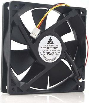 120MM DC Case Cooling AFB1212VH 12V 0.60A 3 Wires 3 Pins 12CM Axial Fan