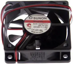 60MM DC Cooling FAN SUNON KDE1206PKV1 60*20mm 12V 1.8W 3 Wires 6CM CPU Case Fan