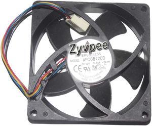 80MM CPU Cooling AFC0812DD -5E1H FHS-A8020B-S444 12V 0.75A 4 Wire Case Fan 80*20mm