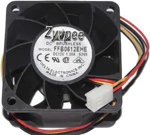 60MM Server Power Axial Cooling Delta 6038 FFB0612EHE 12V 1.2A 3 Wires 6CM Case Fan 60*38mm